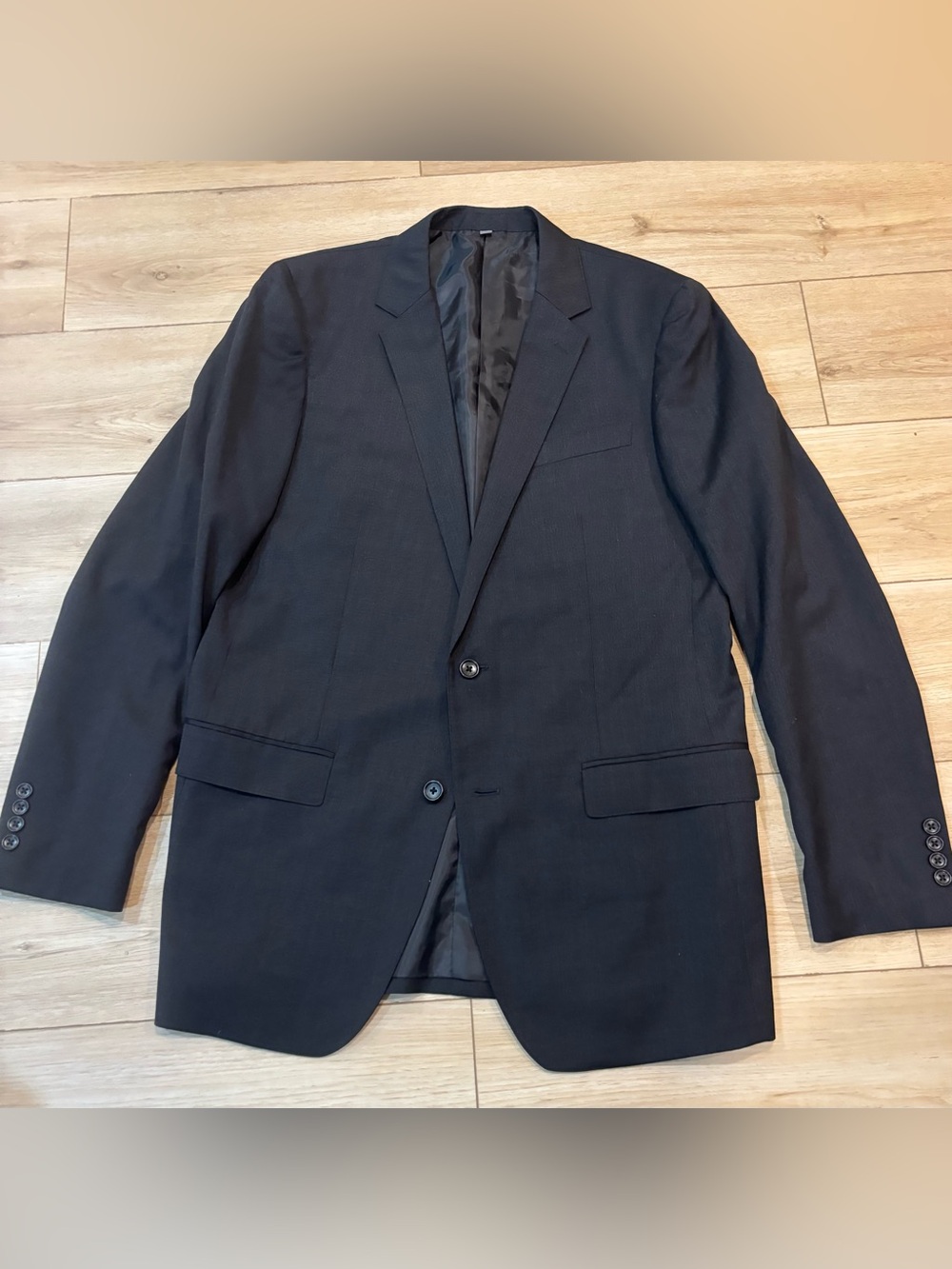 Bonobos Men’s Solid Gray Jetsetter Wool Blazer - Size 42 L Standard Fit